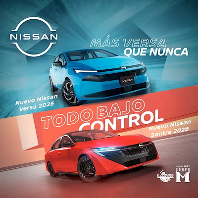NUEVO NISSAN SENTRA Y VERSA 2026
